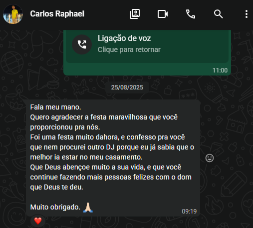 Depoimento Rafael